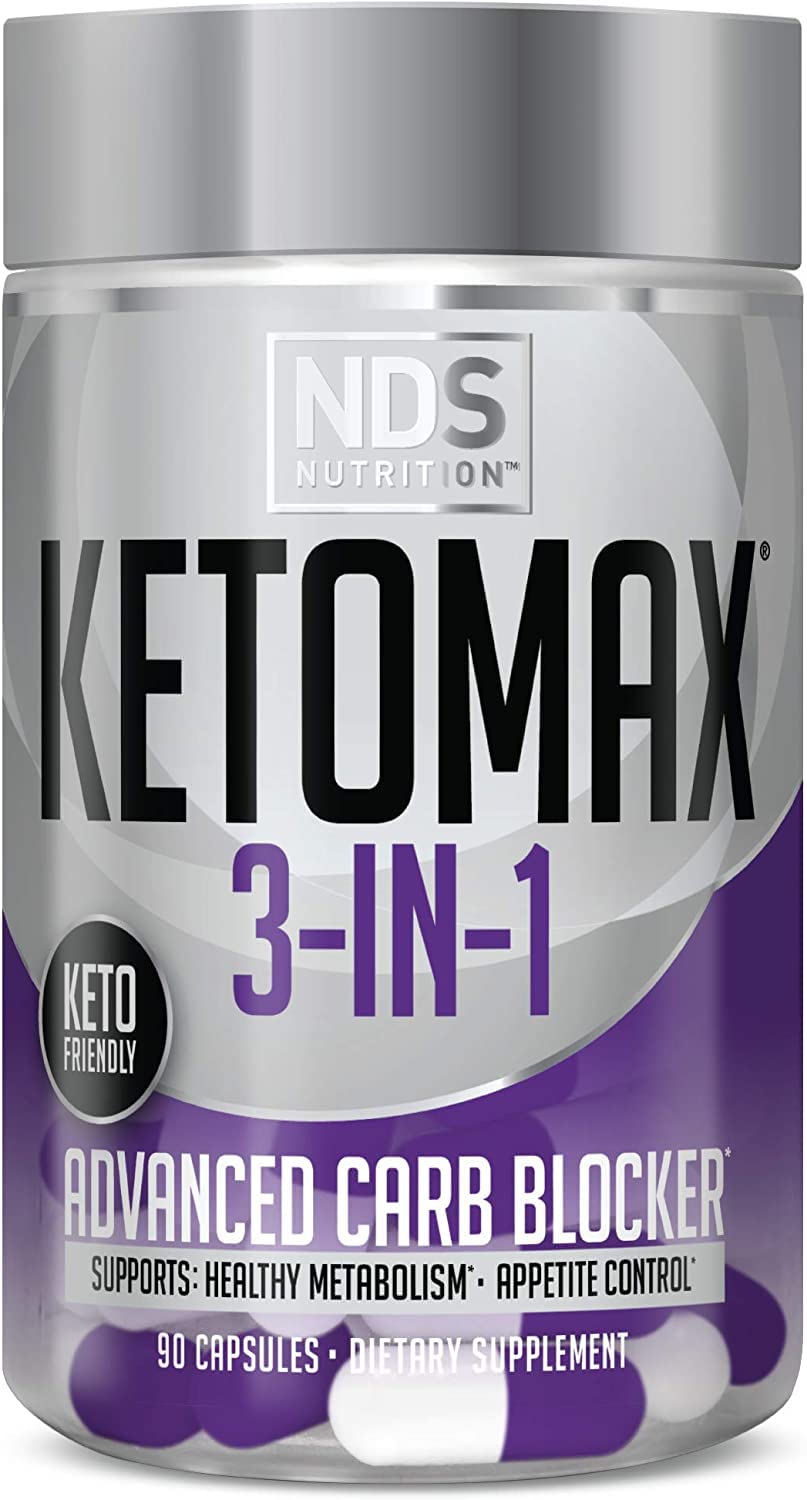 Amazon.com: Keto-Max NDS Nutrition Advanced 3-in-1 Carb Blocker